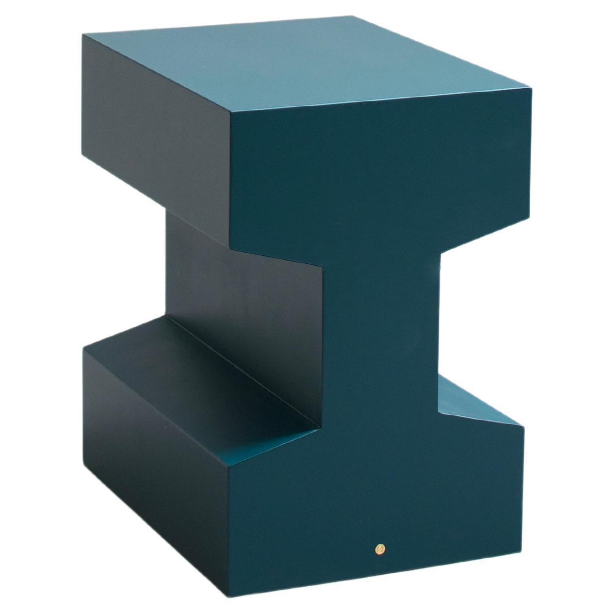 Rails 450 Functional Sculpture Lacquered Stool - Emerald