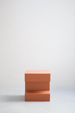 Rails 450 Functional Sculpture Lacquered Stool - Terra