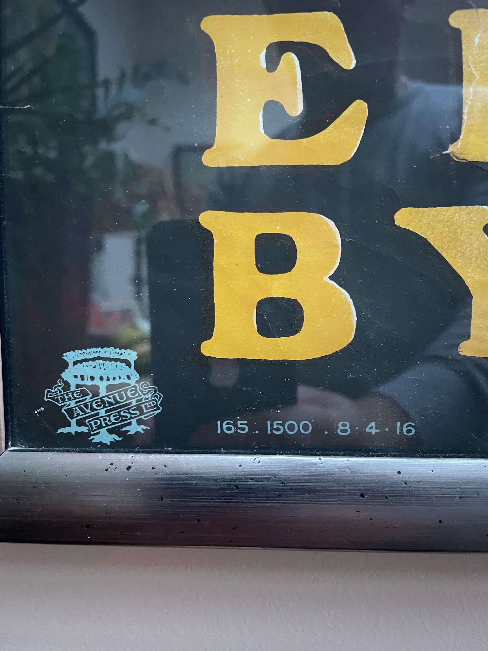 Eisenbahn-Werbeplakat 'Edgware By Tram' Entworfen von E. A. Cox (Art déco) im Angebot