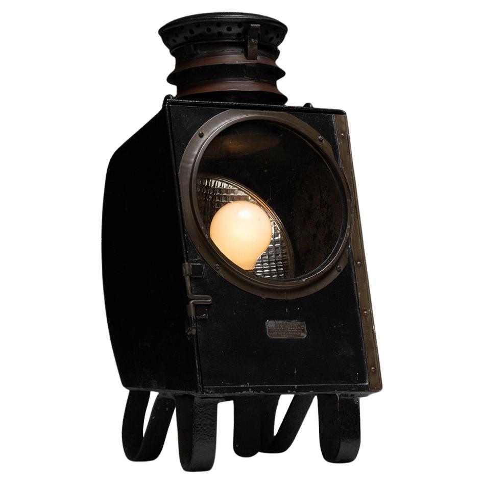 Farol ferroviario, Francia hacia 1900