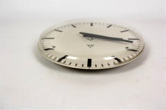 Railway or Factory Clock from Pragotron, 1970s