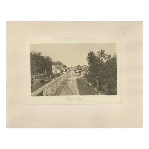 Railway Station Medan, Sumatra, C J Kleingrothe, Dutch East Indies c1910