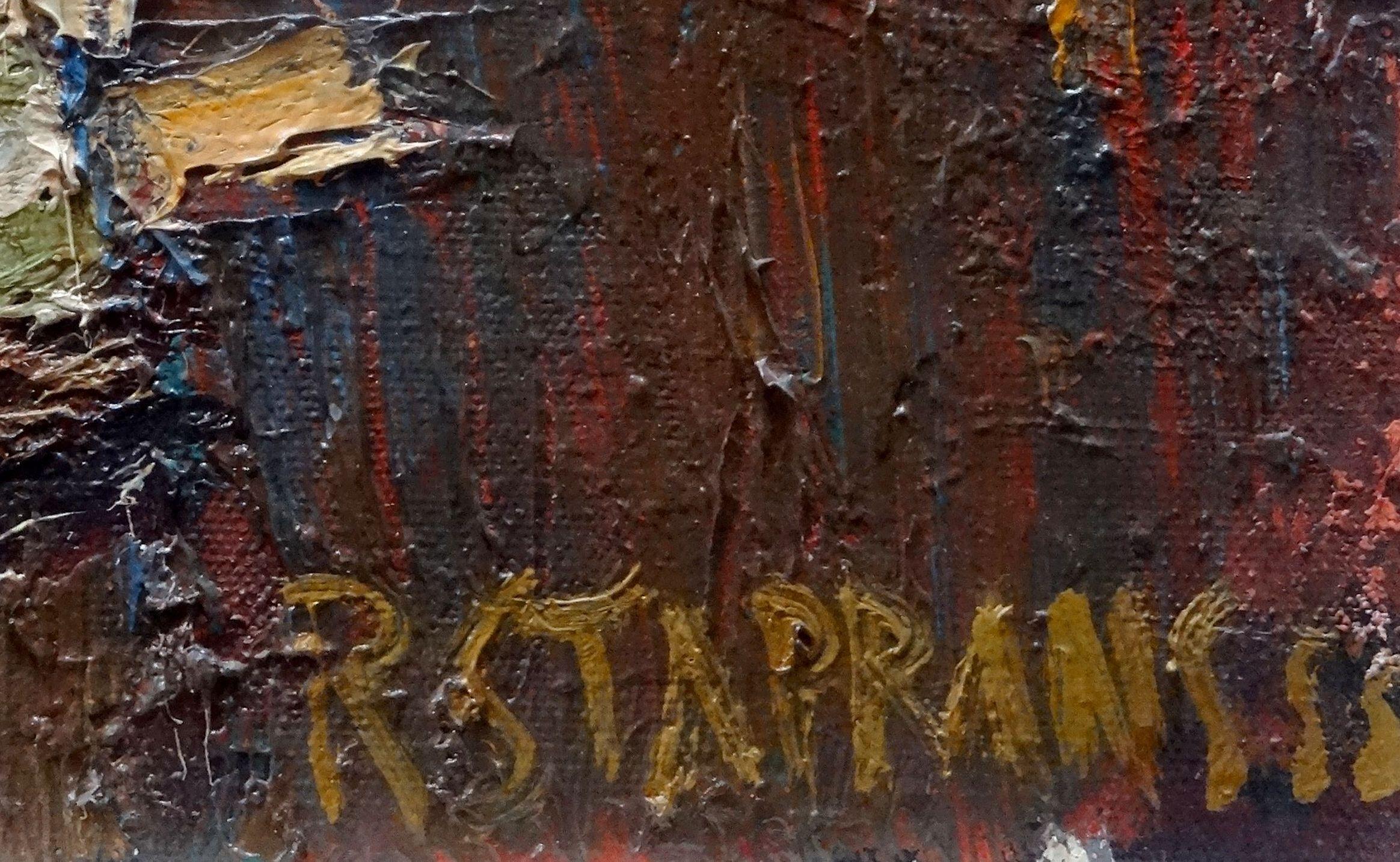 Portrait de femme. 1955, huile sur toile, 50,5 x 40,6 cm en vente 1