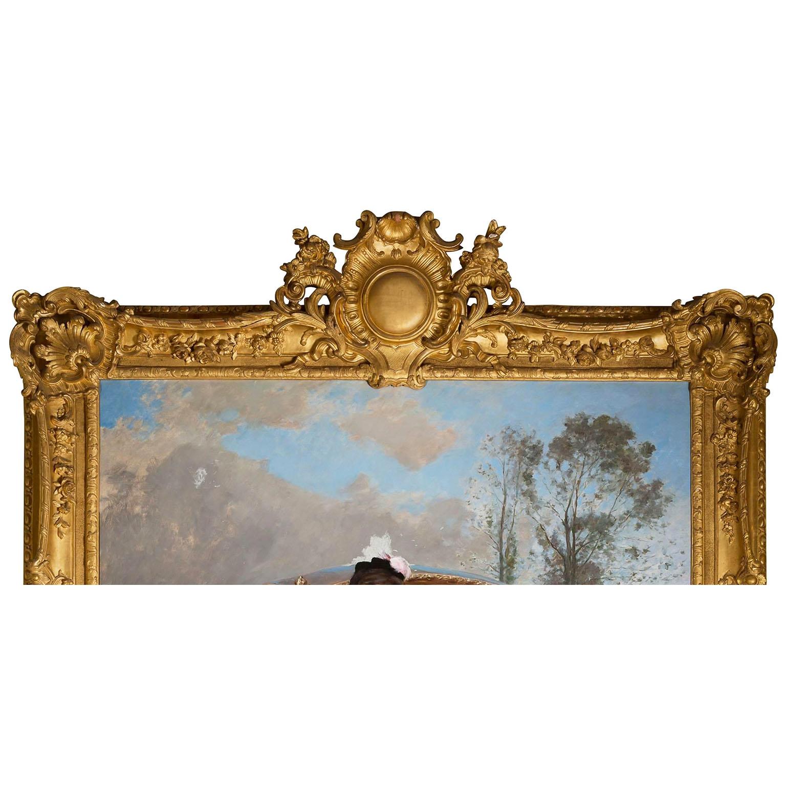 Raimundo de Madrazo y Garreta Óleo palaciego sobre lienzo Retrato Isabelle McCreery en venta 9