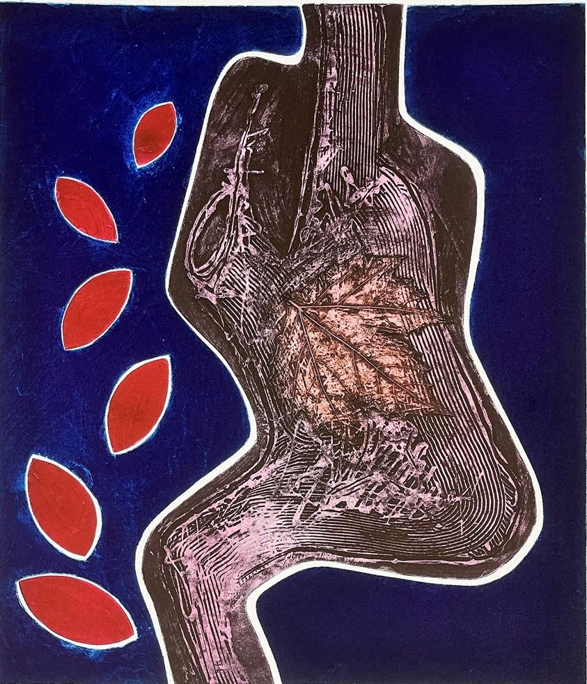 Raimundo Orozco Artista Cubano Colagrafo Original Firmado a Mano  1998 en venta 1