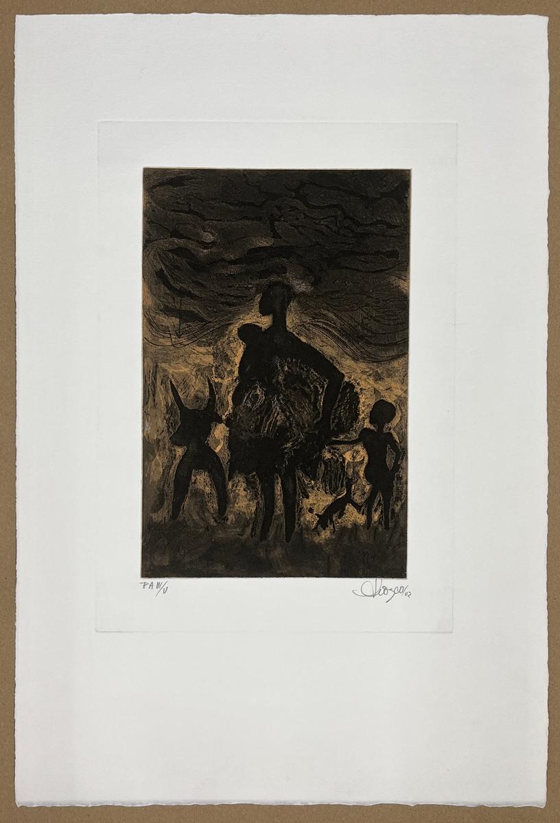 Raimundo Orozco (Cuba, 1949)
'Untitled', 2002
dry point on paper Velin Arches 300 g.
8.4 x 5.8 in. (21.2 x 14.7 cm.)
Edition of 30
ID: ORO-302
Hand-signed by author