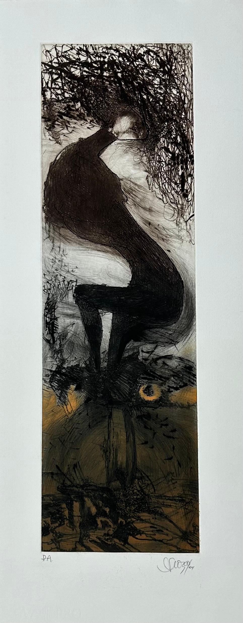 Raimundo Orozco (Cuba, 1949)
'Untitled', 2004
dry point on paper Guarro Biblos 250g.
29.7 x 12 in. (75.2 x 30.4 cm.)
Edition of 30
ID: ORO-306-3
Hand-signed by author