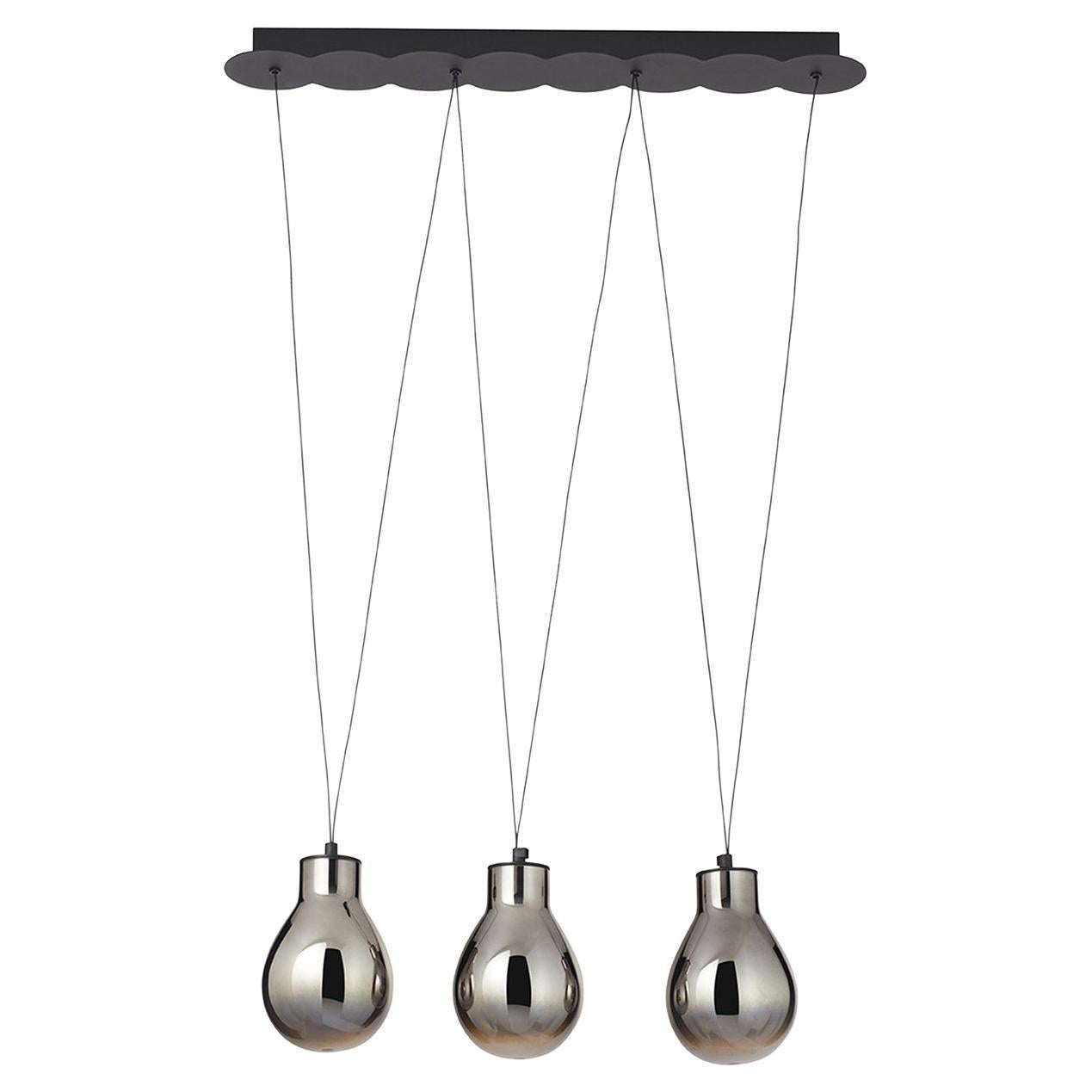 Lampe à suspension Rain à 3 lumières en vente