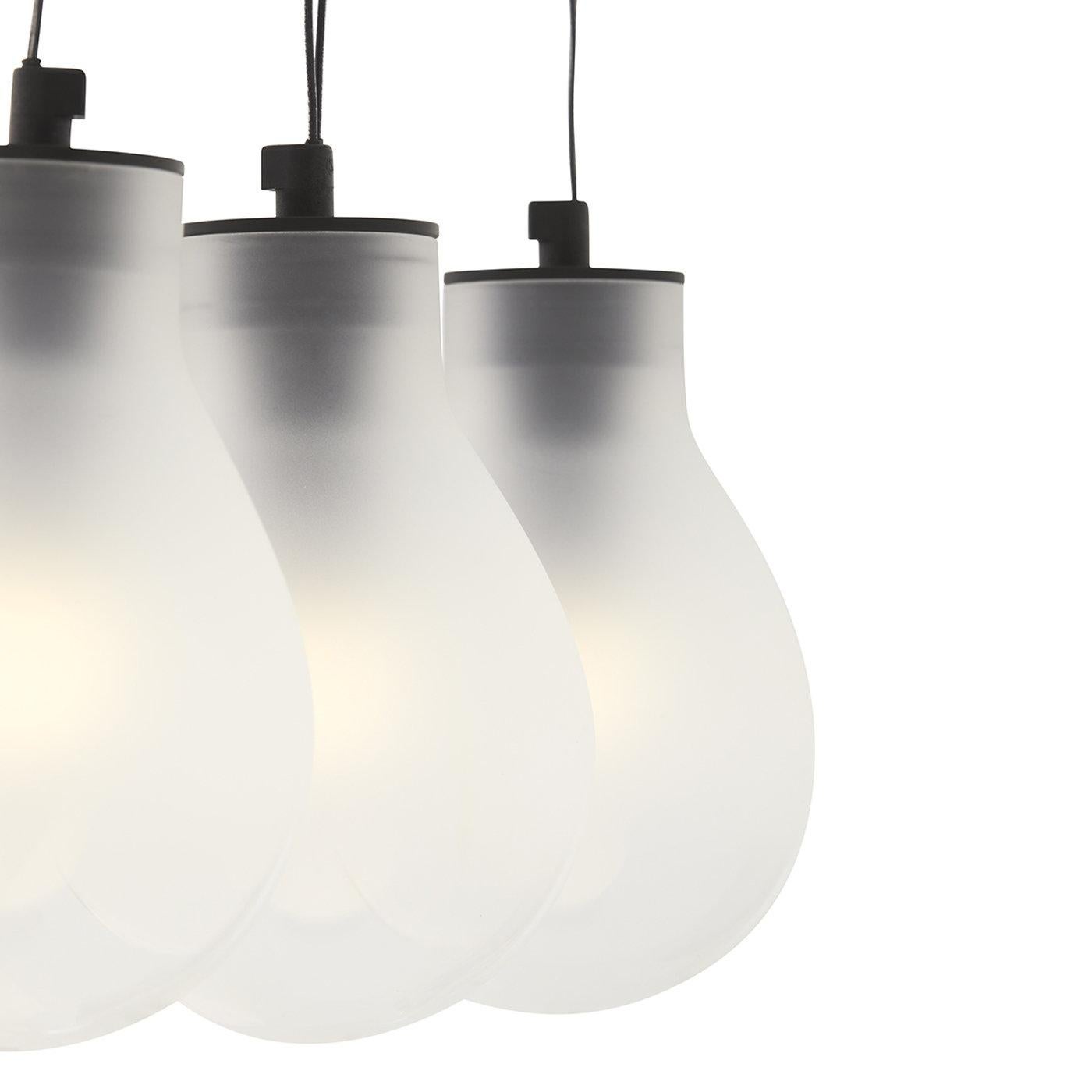 Italian Rain 9-Light Pendant Lamp For Sale