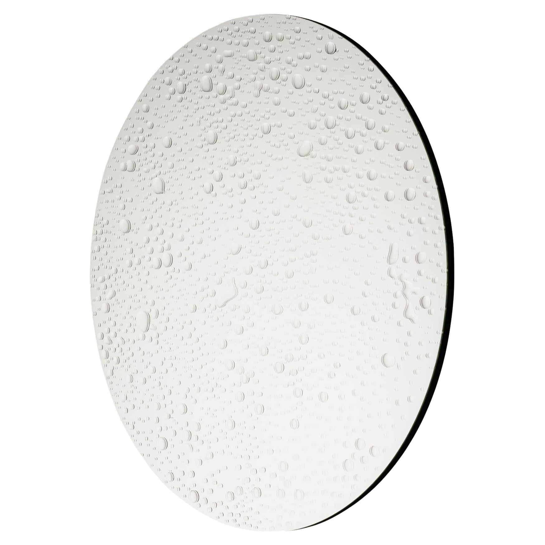 RAIN: Contemporary mirror with drops effect For Sale