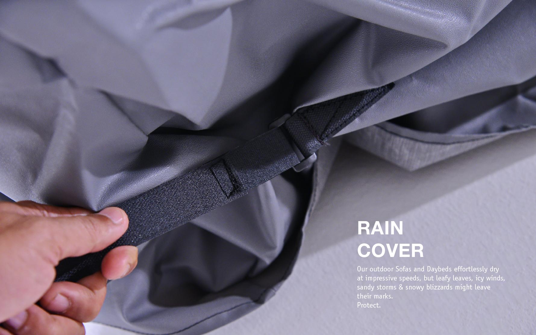 Rain cover for two-seater sofa

Cut to size: D 35
