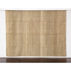 Orley Shabahang "Rain" Contemporary Persian Rug, Brown, Cream, Taupe, 8x10