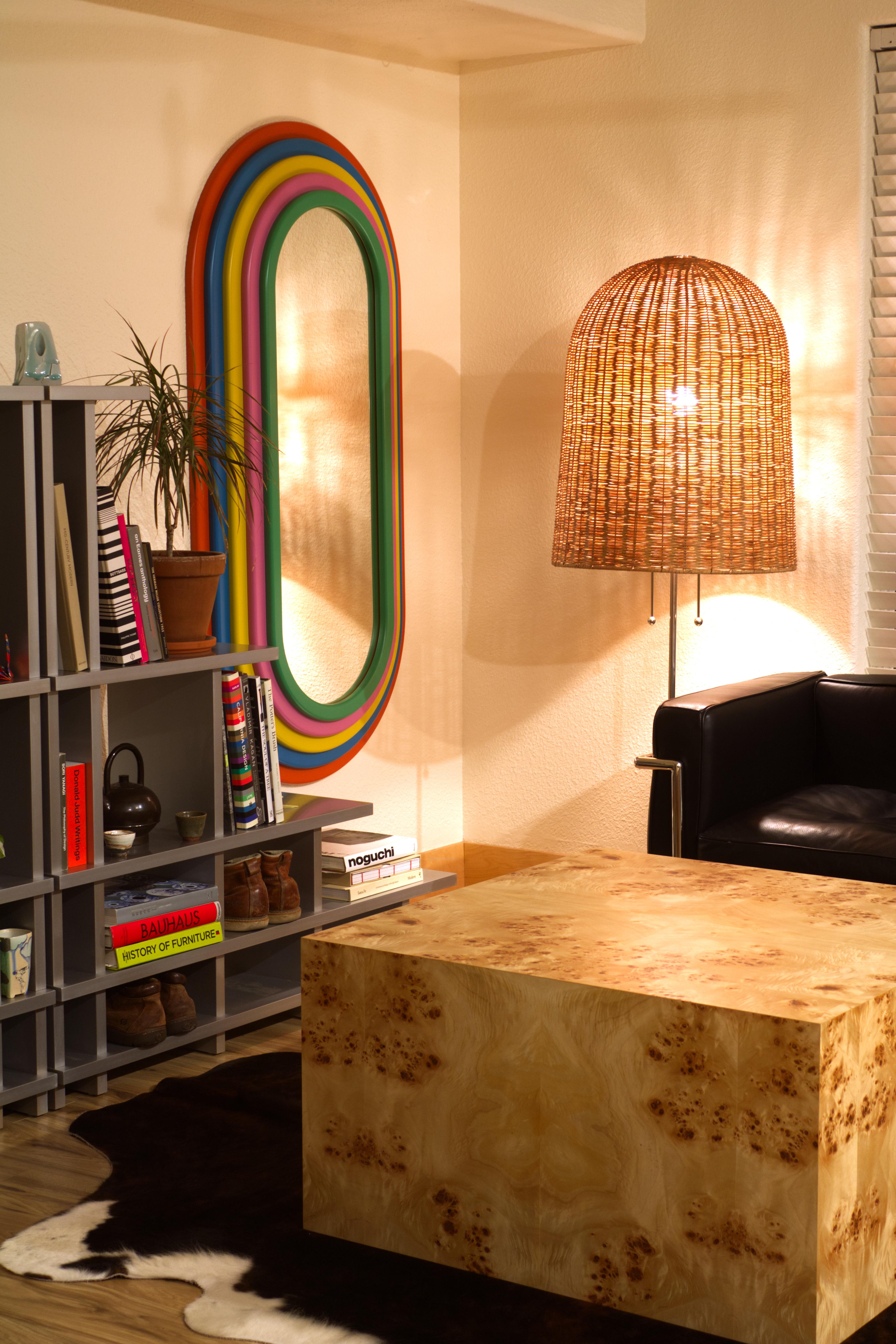 Rainbolwa Mirror By Greg Palombo. Inspired by Ettore Sottsass Ultrafragola For Sale 5