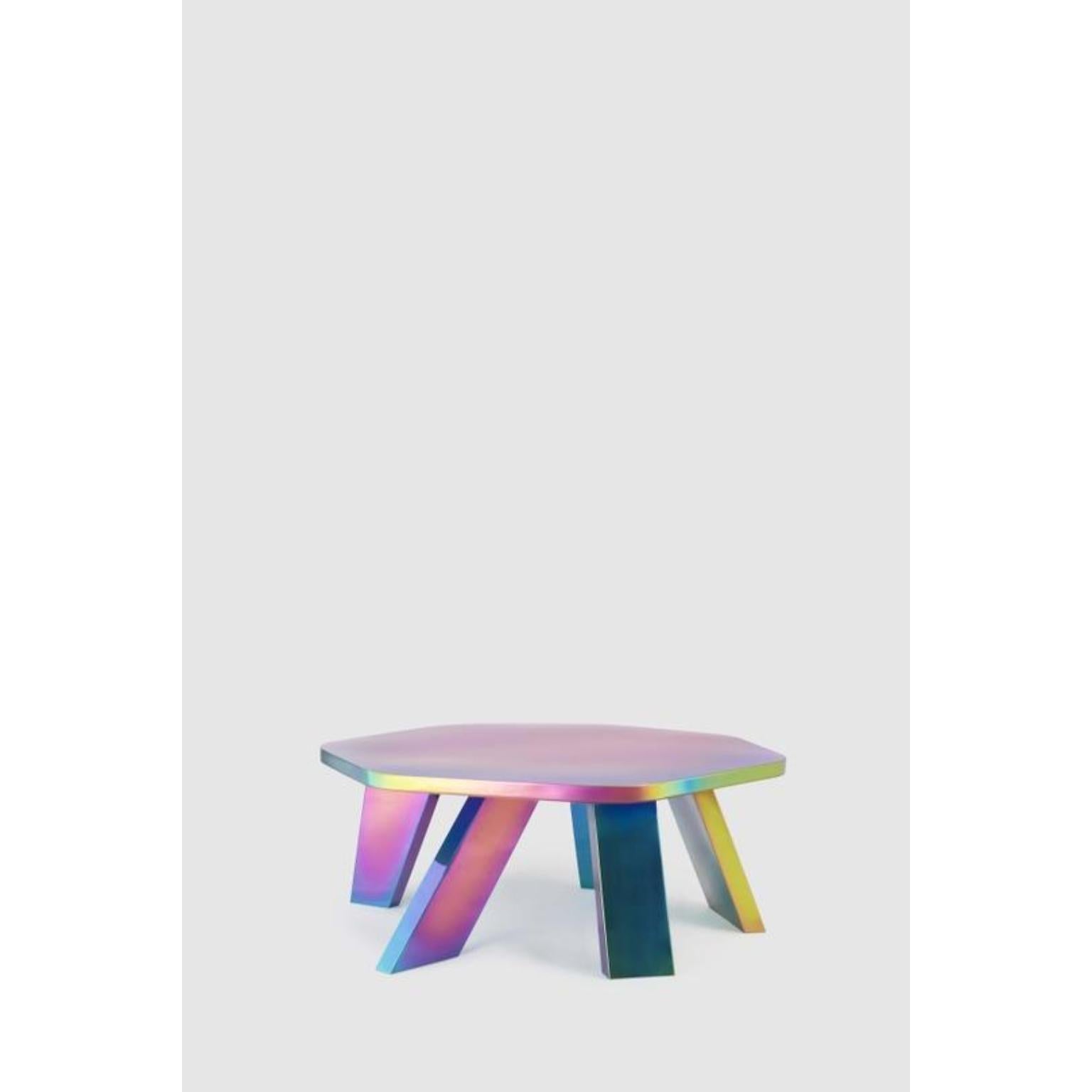 Modern Rainbow Center Table by Hatsu
