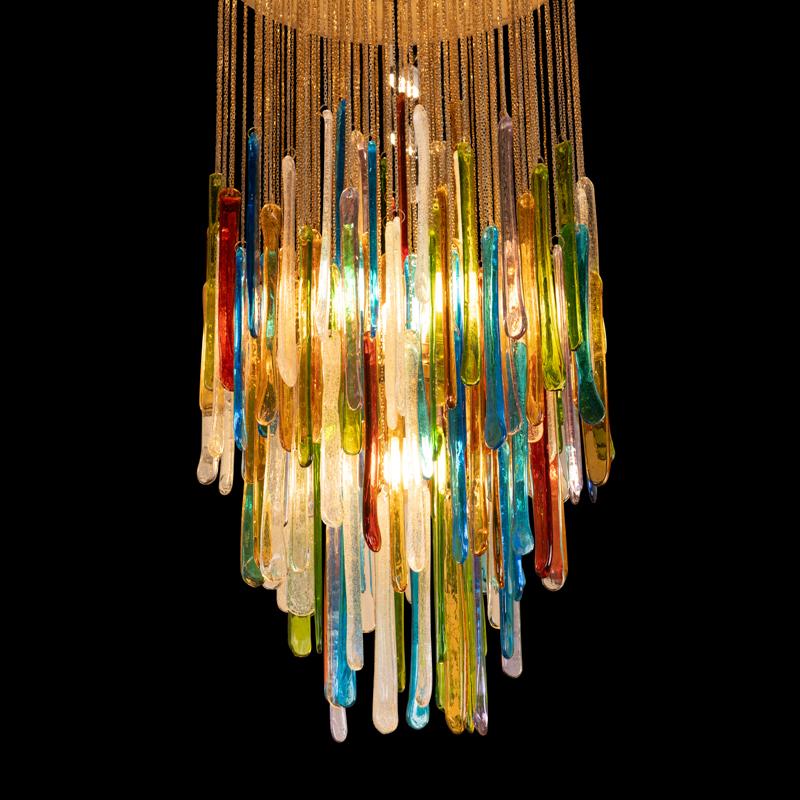 Rainbow Chandelier Italy 1970 3