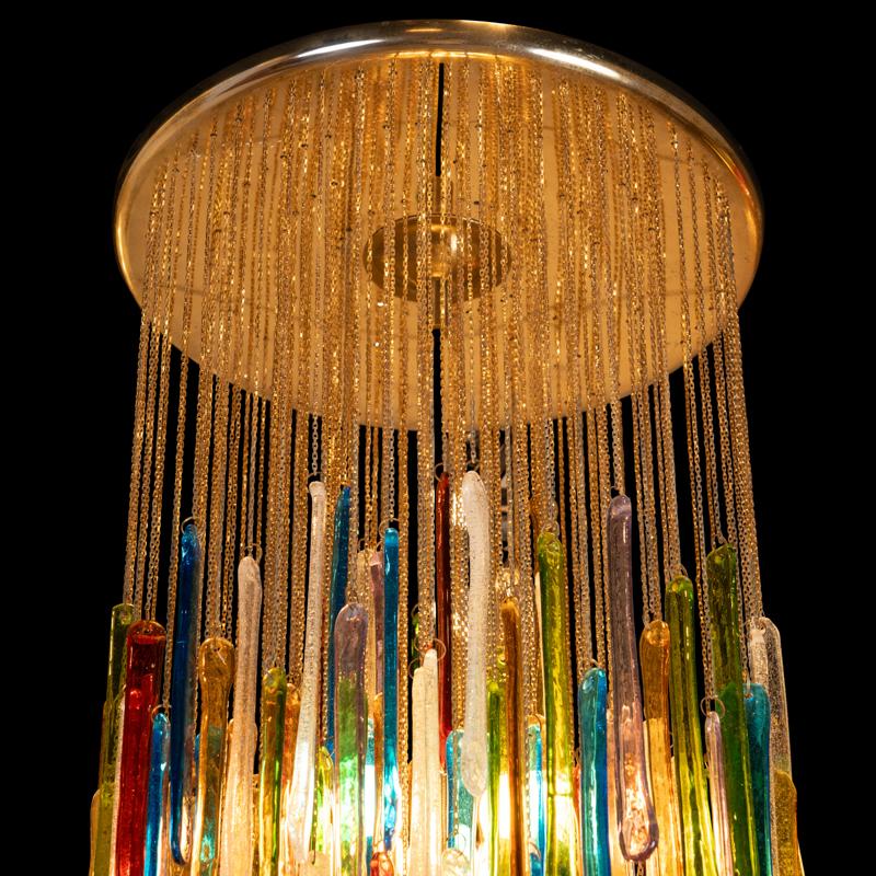 Rainbow Chandelier Italy 1970 2