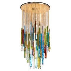 Rainbow Chandelier Italy 1970