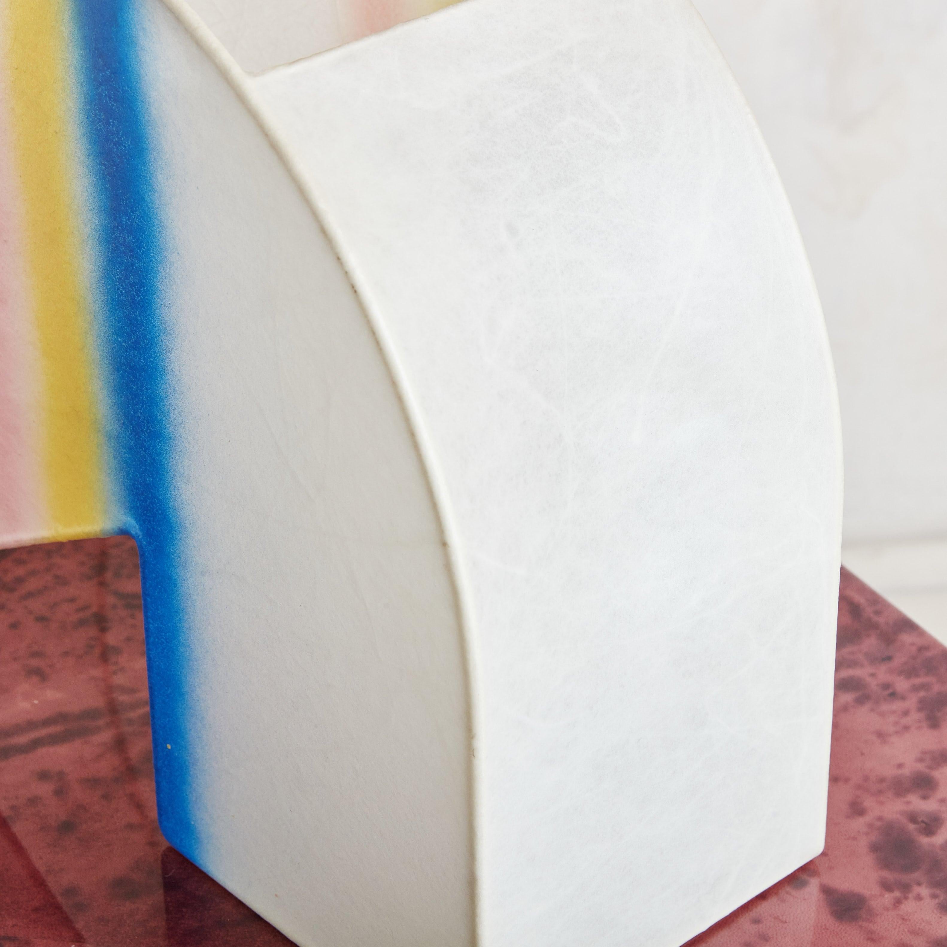 Fin du 20e siècle Lampe de table Rainbow Cocoon Attribué à Cazal Crèation, Italie 1970 en vente