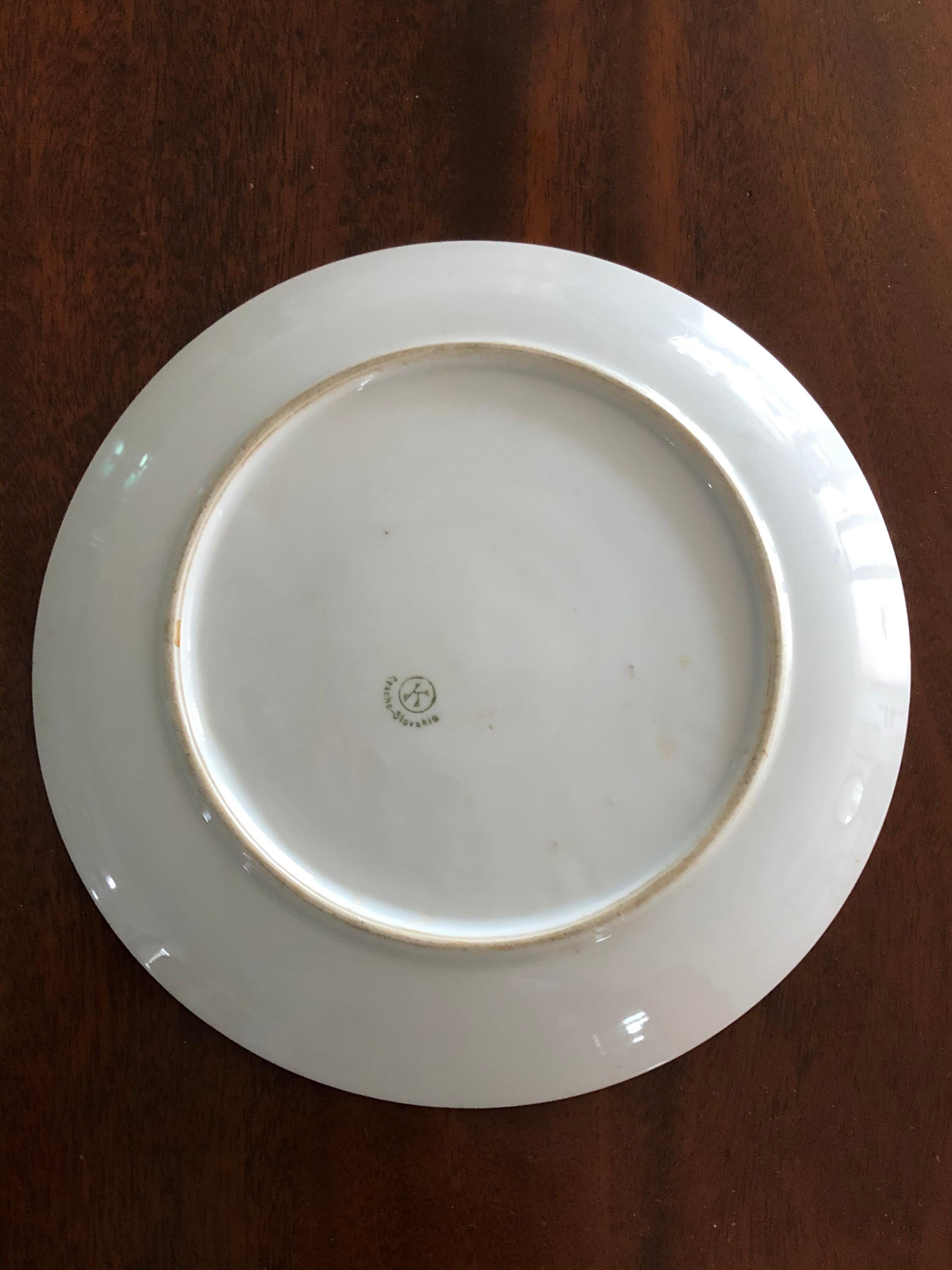 Rainbow Color Wheel Sample Porcelain Plate 1