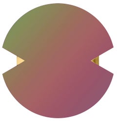 Rainbow Contemporary Round Mirror