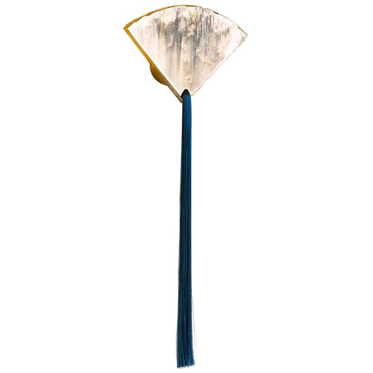 “Rainbow" Wall Lamp in Brass, hand-silvered glass Handmade in Tuscany 1