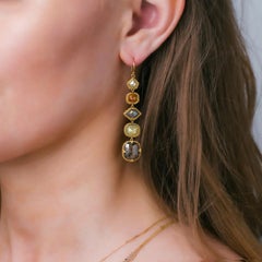 Rainbow Diamond Earrings