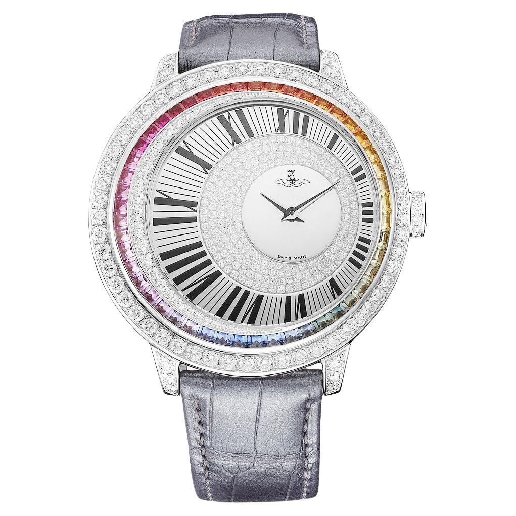 Rainbow Diamond Watch For Sale