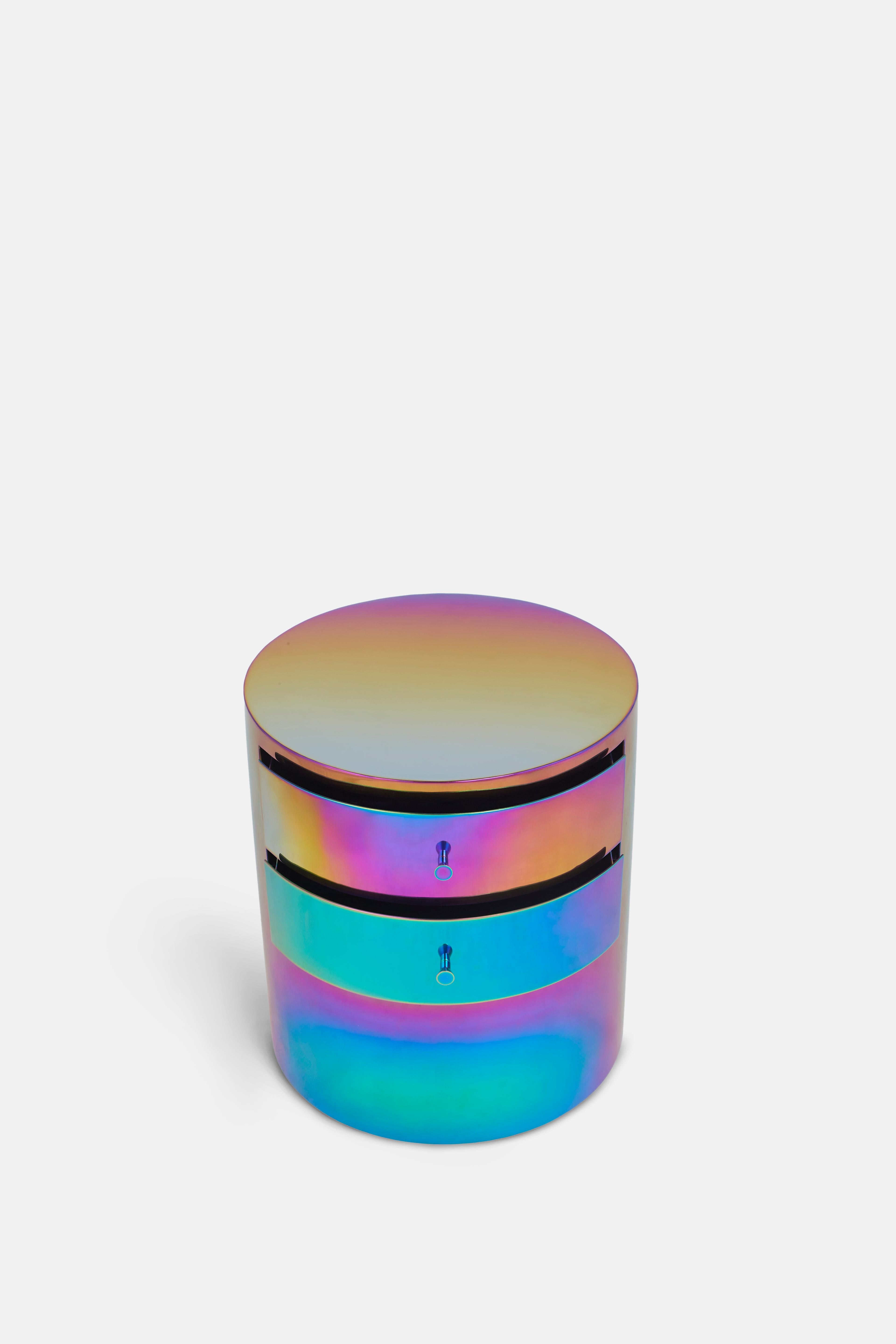 Moderne Tambour Rainbow avec tiroirs de Hatsu en vente