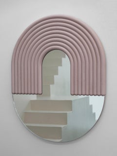 Rainbow Fluted Arch Mirror