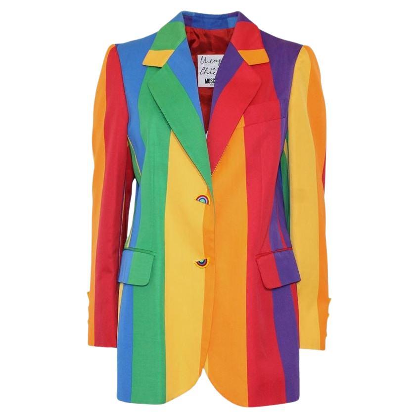 Moschino Rainbow jacket size 44