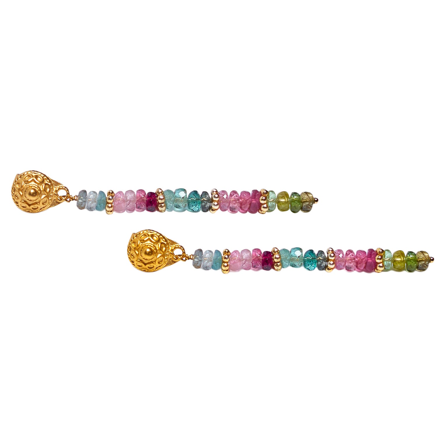 Rainbow Kaleidoscope Earrings For Sale