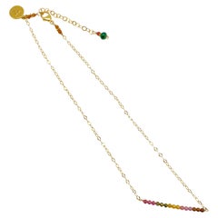 Rainbow Kaleidoscope Swing Necklace