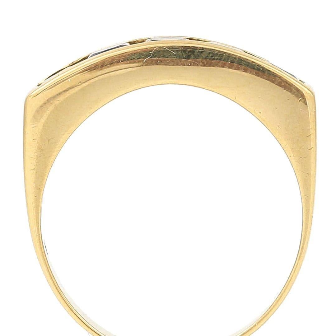 Regenbogen-Ring aus 18 Karat Gold mit mehrfarbigem Multi-Gem mit Peridot, Diamant, Topas und mehr im Angebot 4