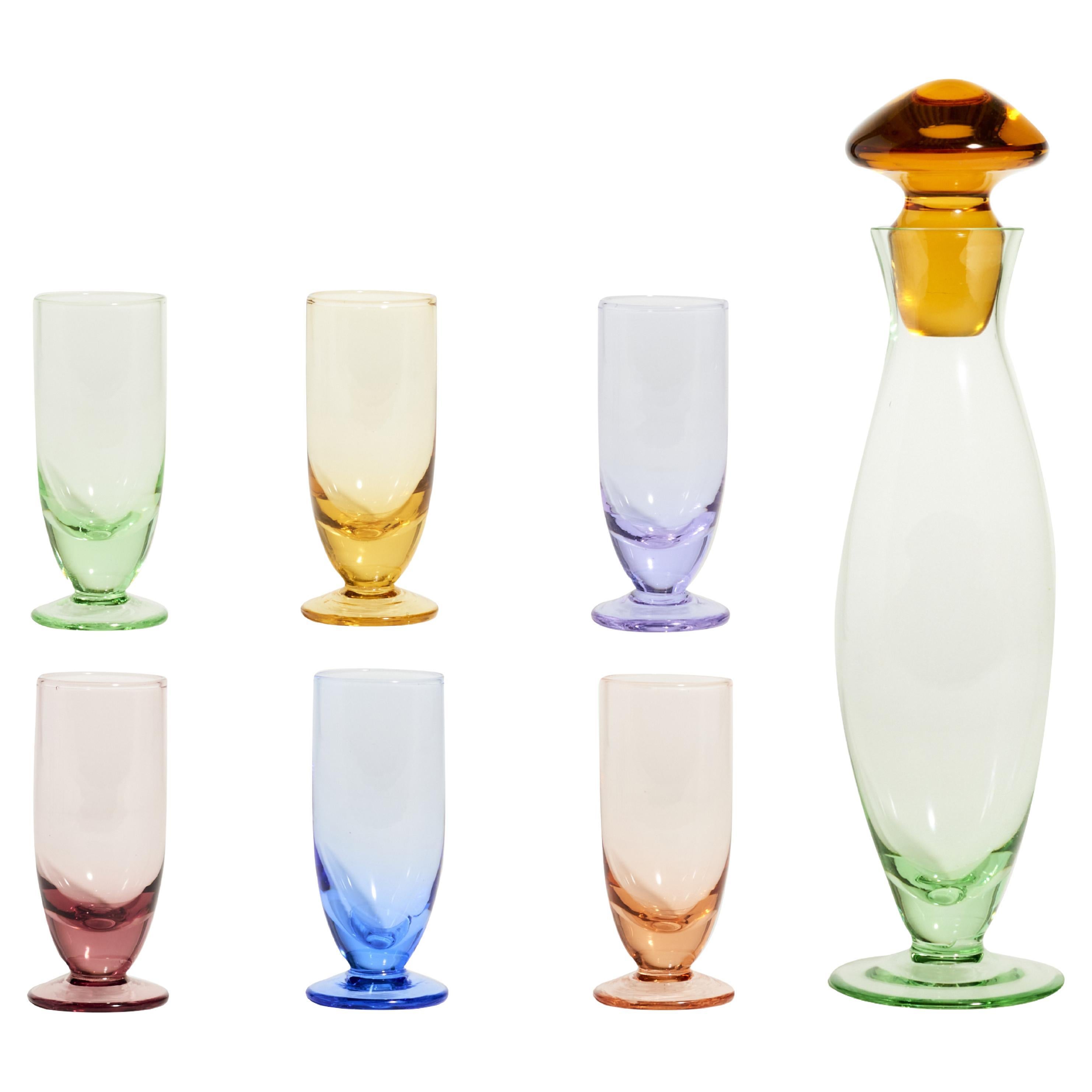 Set of Midcentury Italian Decanters at 1stDibs
