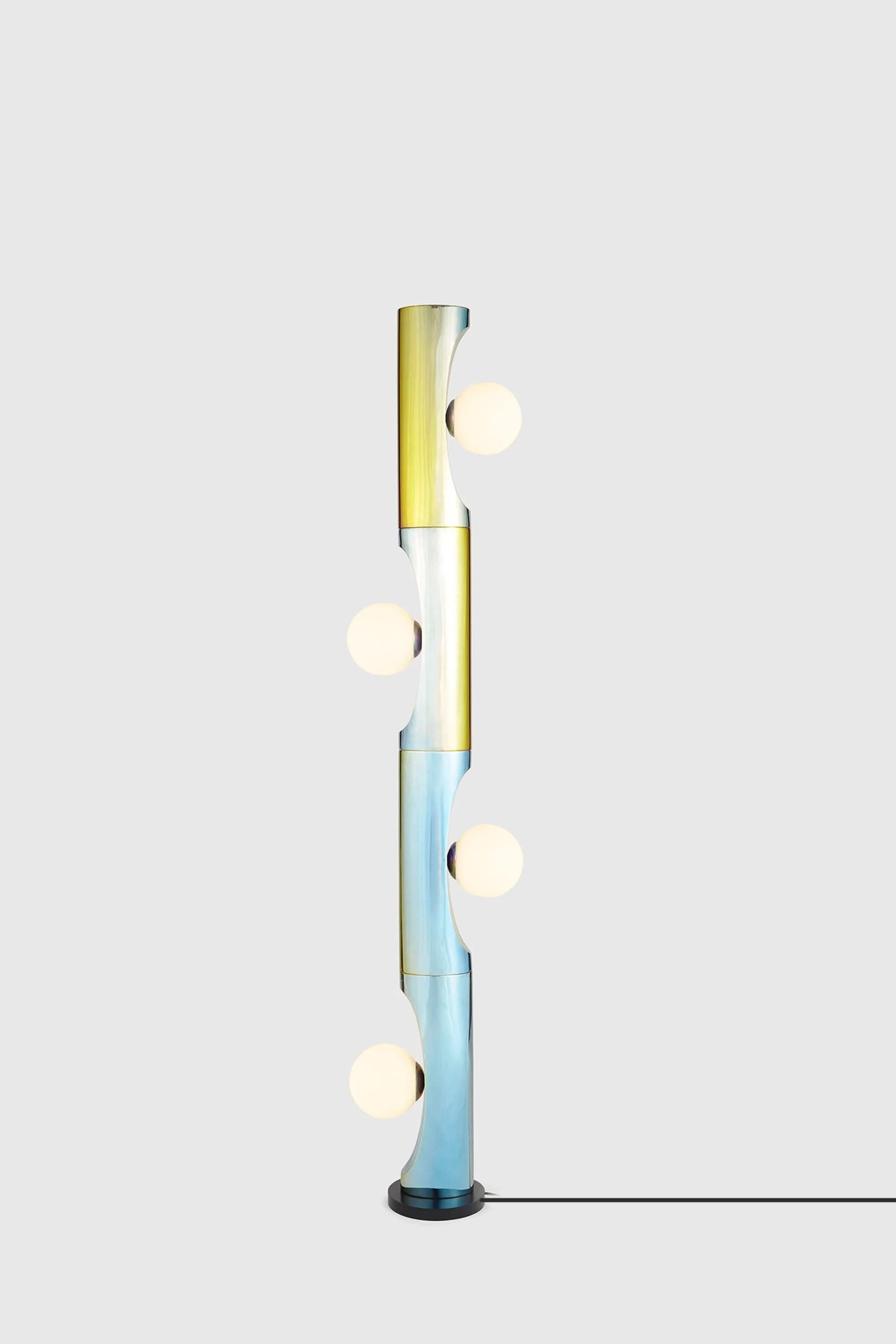 Lámpara de pie Rainbow Notch by Hatsu Indio en venta