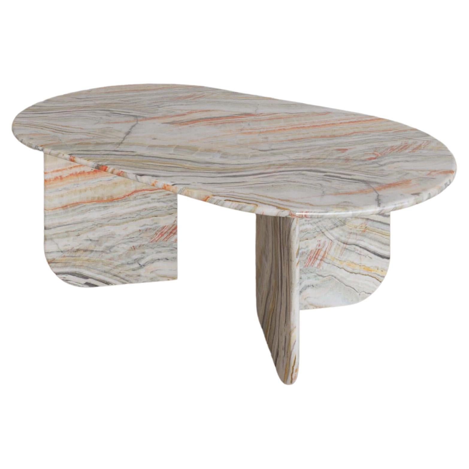 Rainbow Onyx Ètoile Coffee Table I by the Essentialist For Sale