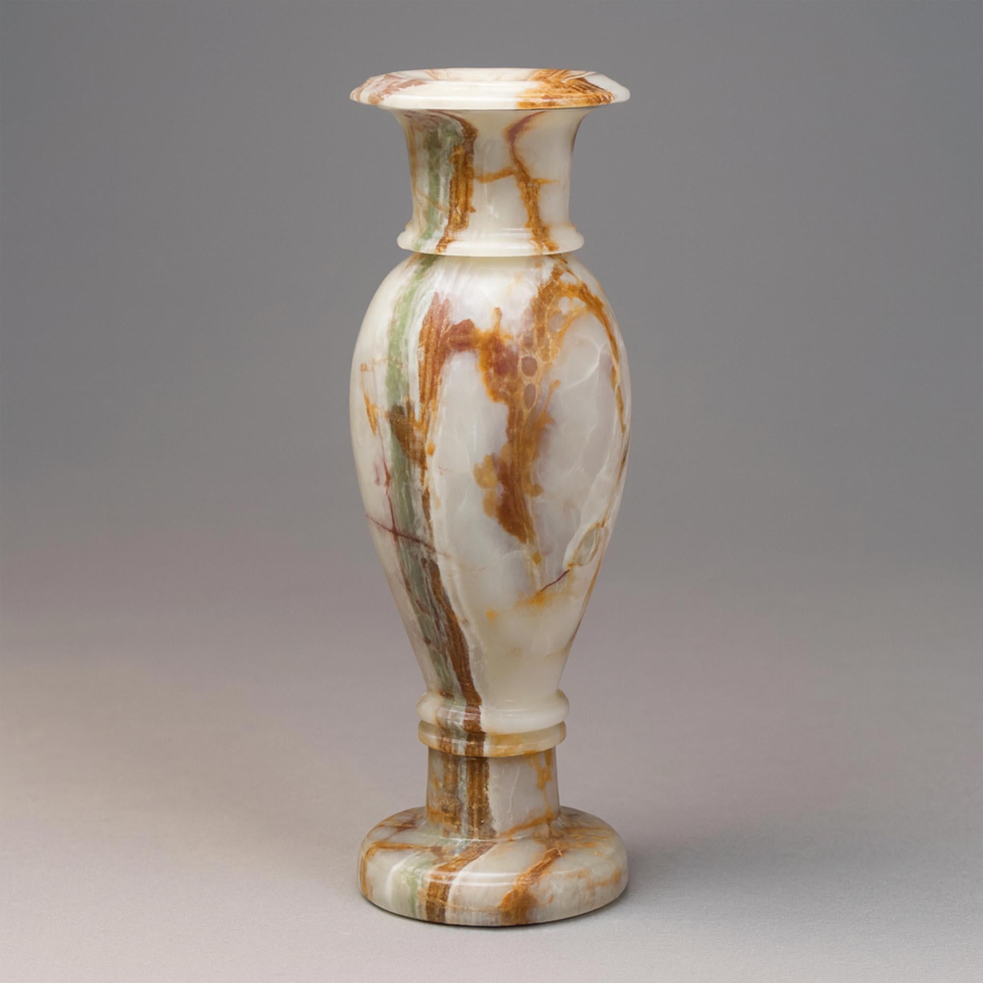 Banded Onyx Vase (Second of a Pair) For Sale 2