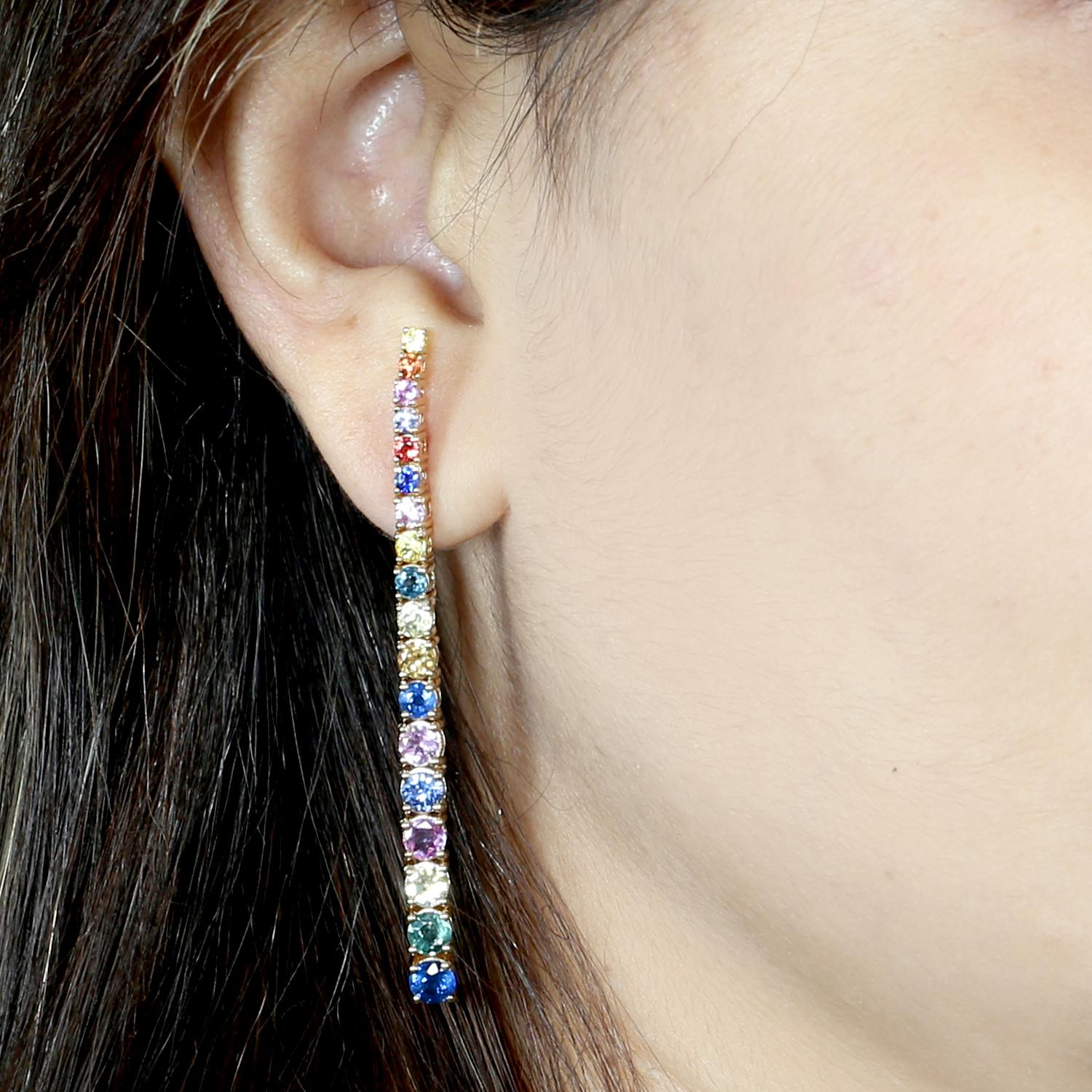 18KT:9.226g, Sapp:5.90ct,