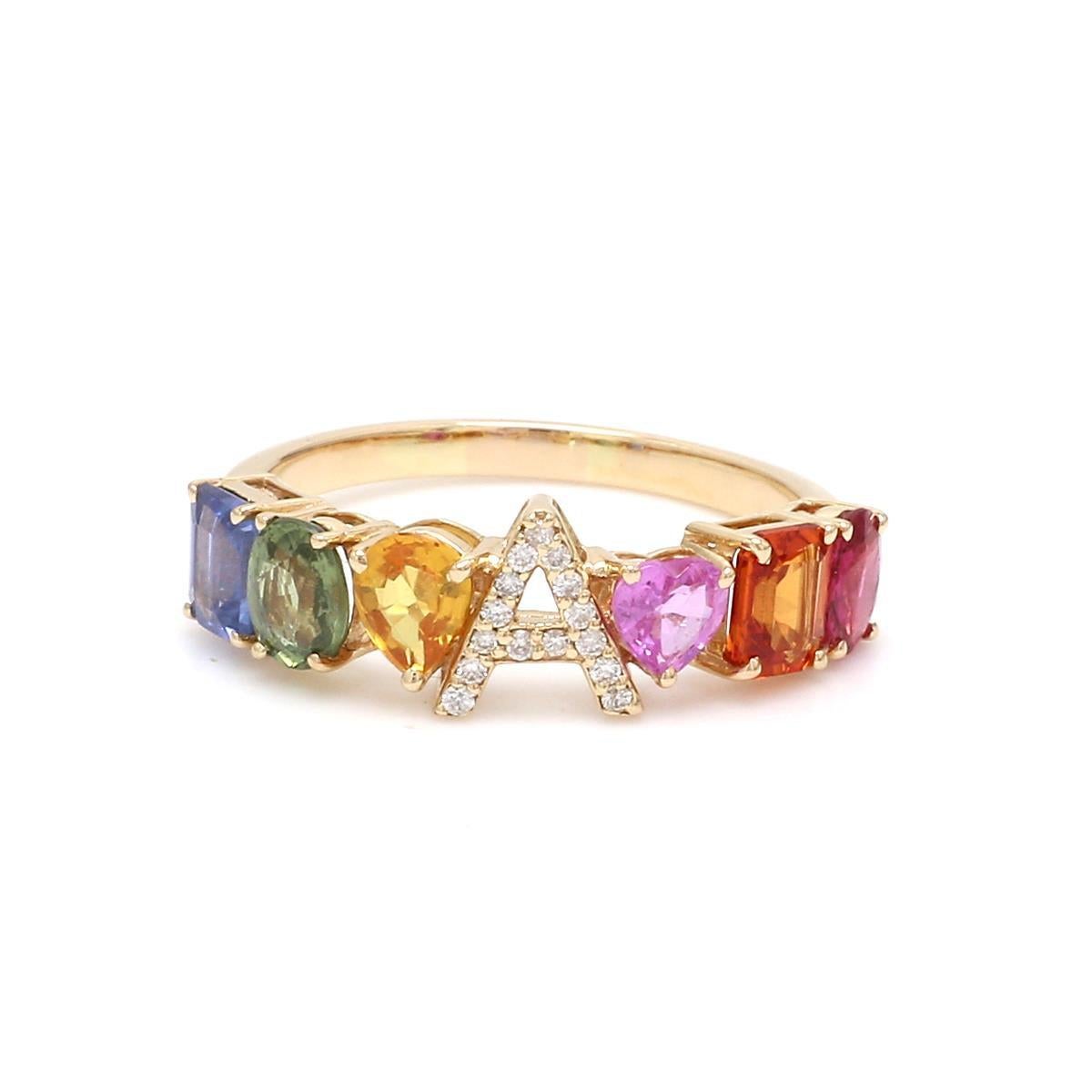 Gemstone : Rainbow Sapphire

Type : Natural

Shape : Emerald Cut, Pear, Round, Oval 

Weight : 2-3 Carats

Diamond size : 1.10MM

Diamond Weight : 0.15 Carats

Diamond Color : F-G

Diamond Clarity : SI

Diamond Cut : Excellent

Metal : Gold

Size :