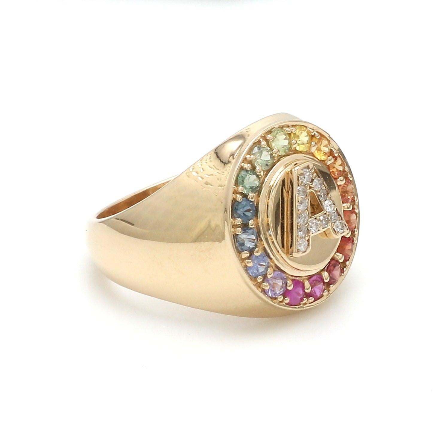 Gemstone : Rainbow sapphire 

Type : Natural

Shape : Round 

Size : 2.00 MM

Weight : 10 Carats 

Metal : Gold

Size : All sizes are available

Customisation : Available

Diamond size : 1.20 MM

Diamond Weight : 0.28 Carats

Diamond Color :