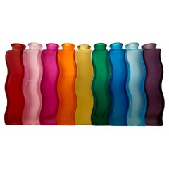 Set di 9 vasi Vintage Ikea Wave Squiggle Skämt, anni '90