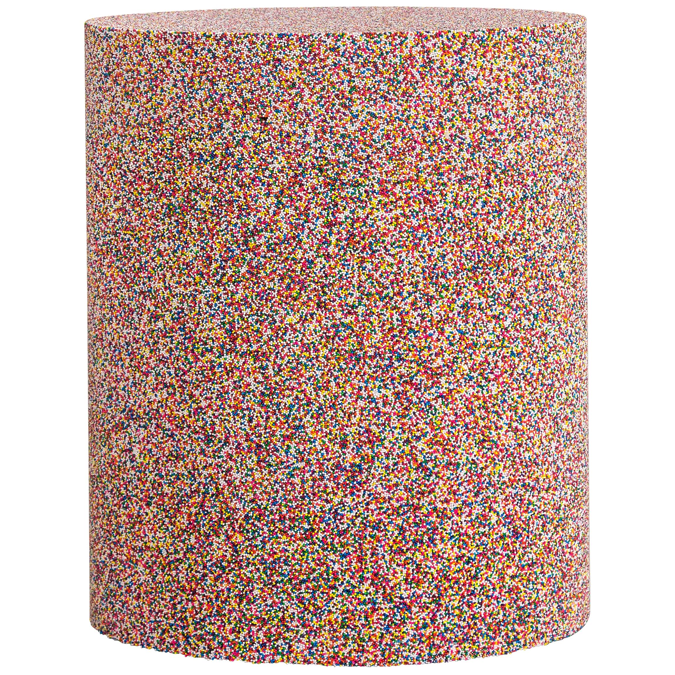 Rainbow Sprinkle Drum by Fernando Mastrangelo For Sale