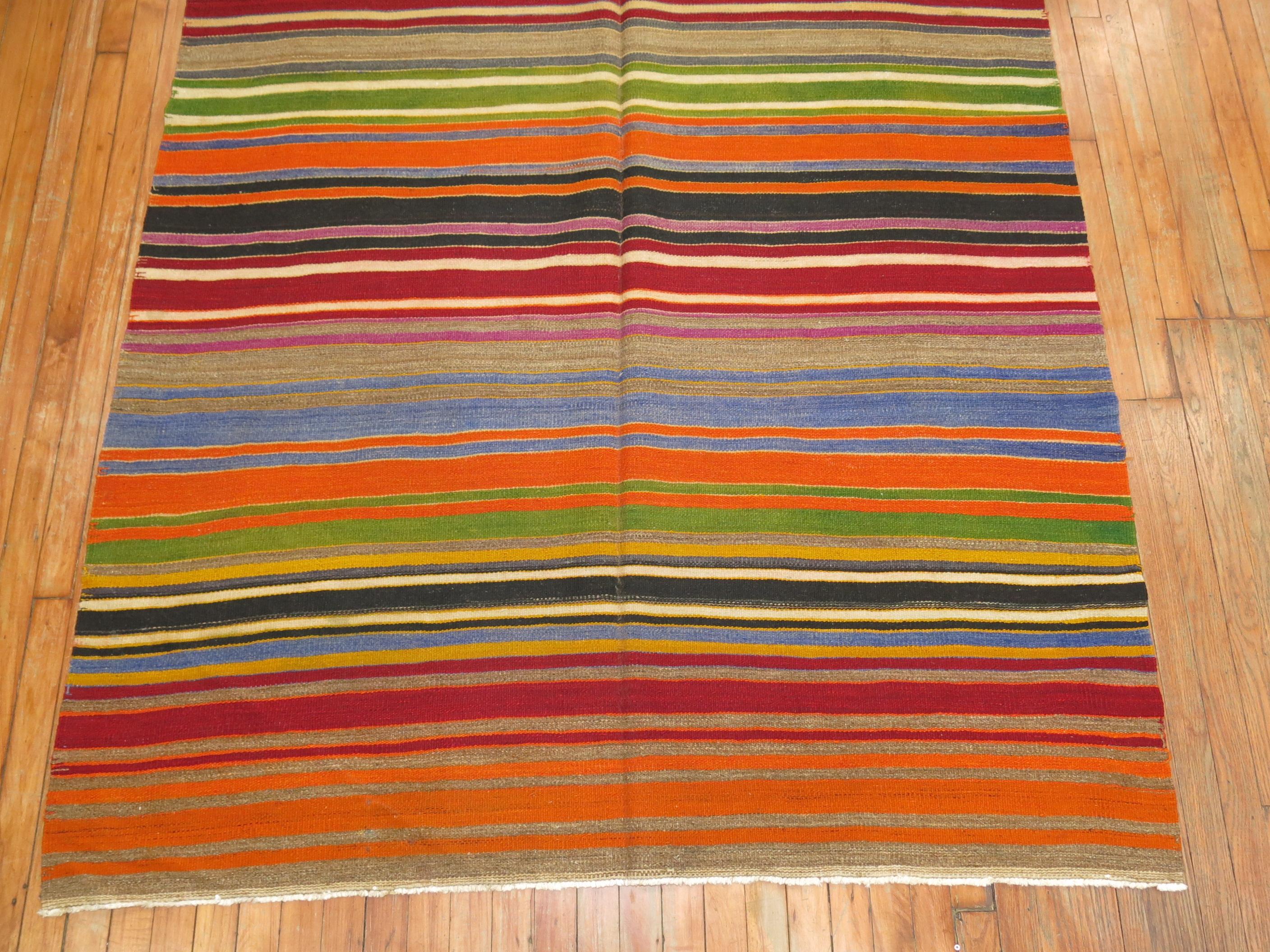 rainbow stripe carpet