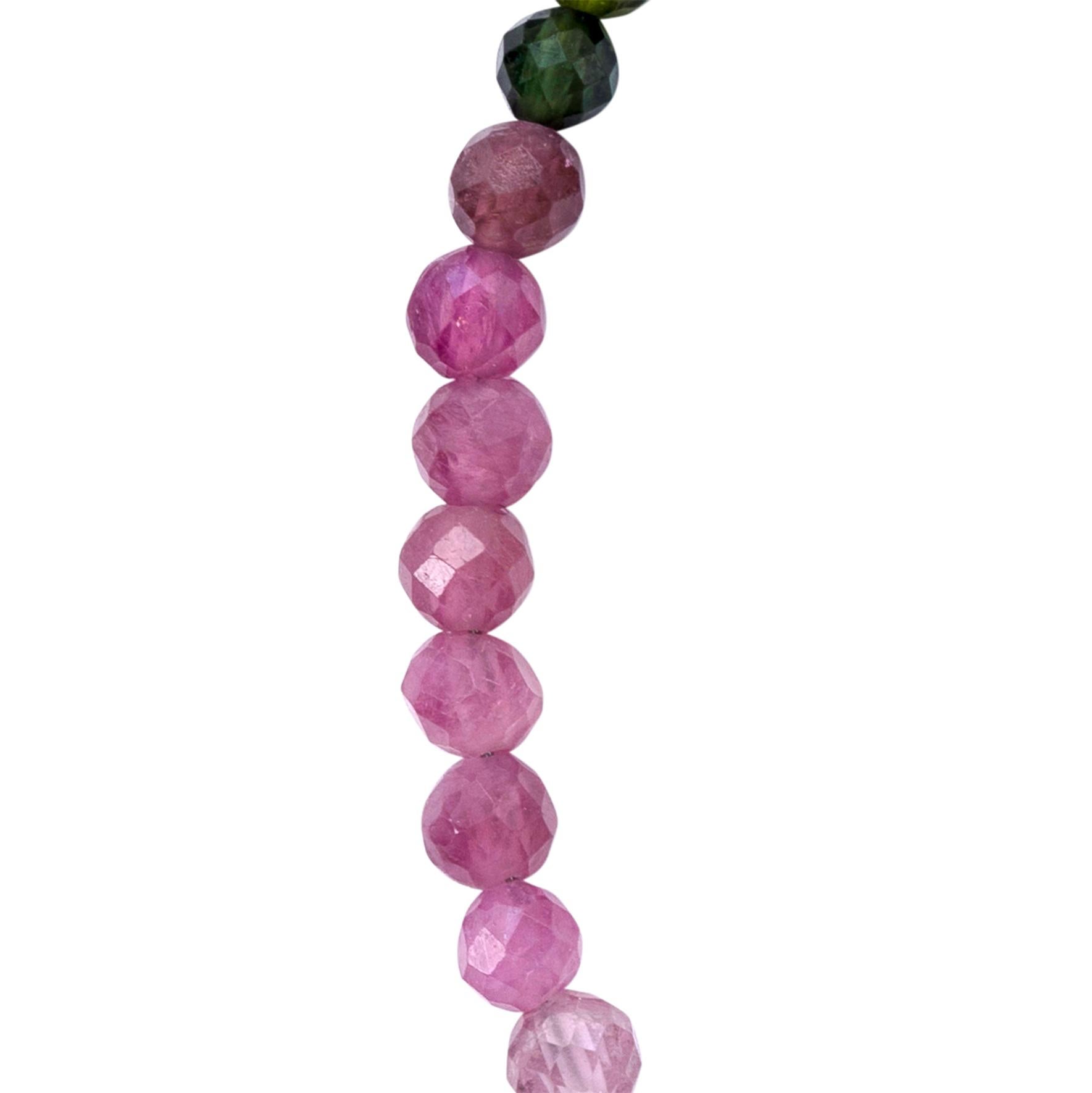 Donna Bracciale con tormalina arcobaleno in oro 14K - by Bombyx House in vendita