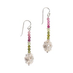 Rainbow Tourmaline Love Earrings
