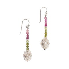  Rainbow Tourmaline Love Earrings