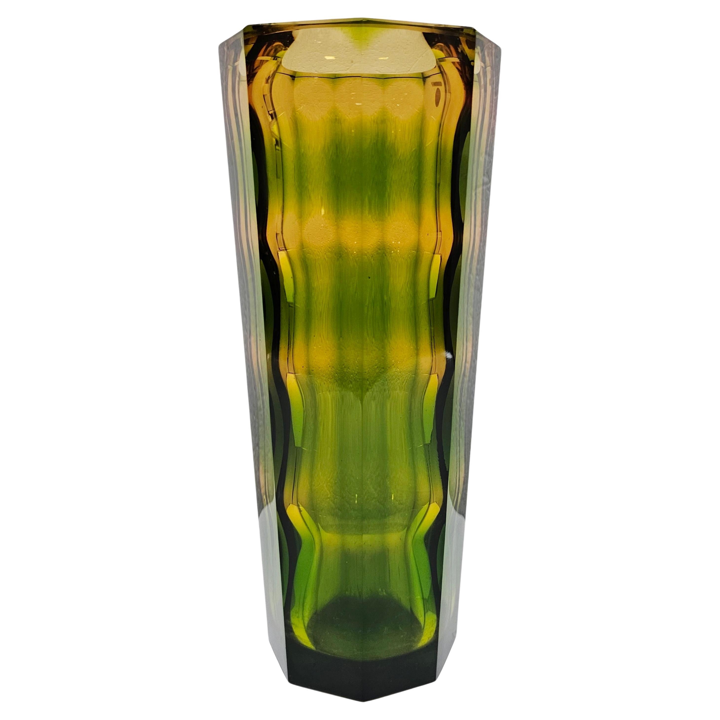 Rainbow Vase by Aknuny Astvatsaturyan for Leningrad Art Glass Factory, USSR 1960