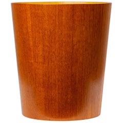 Rainbow Wood Products Teak Wastebasket by Martin Åberg