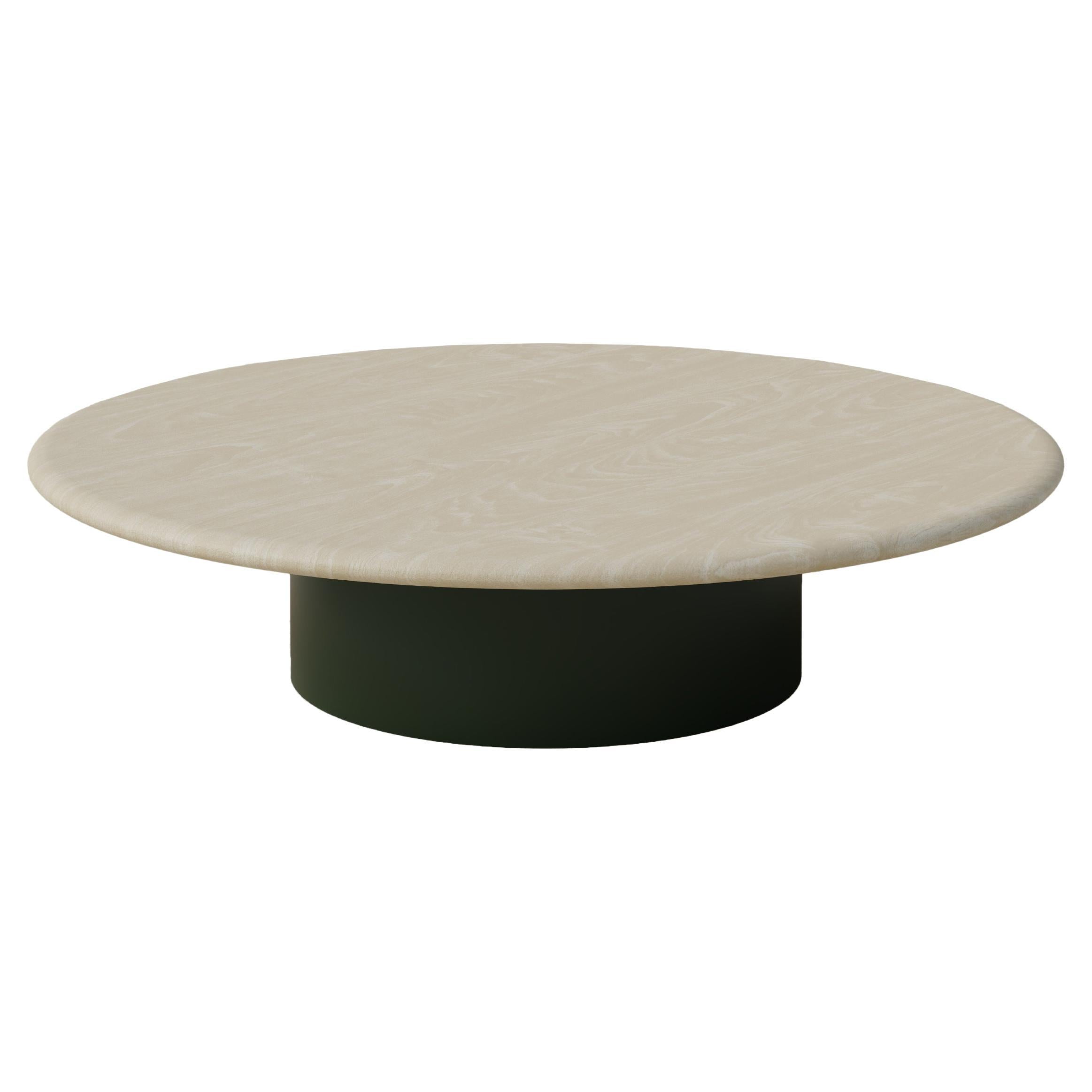 Raindrop Coffee Table, 1000, Ash / Moss Green For Sale