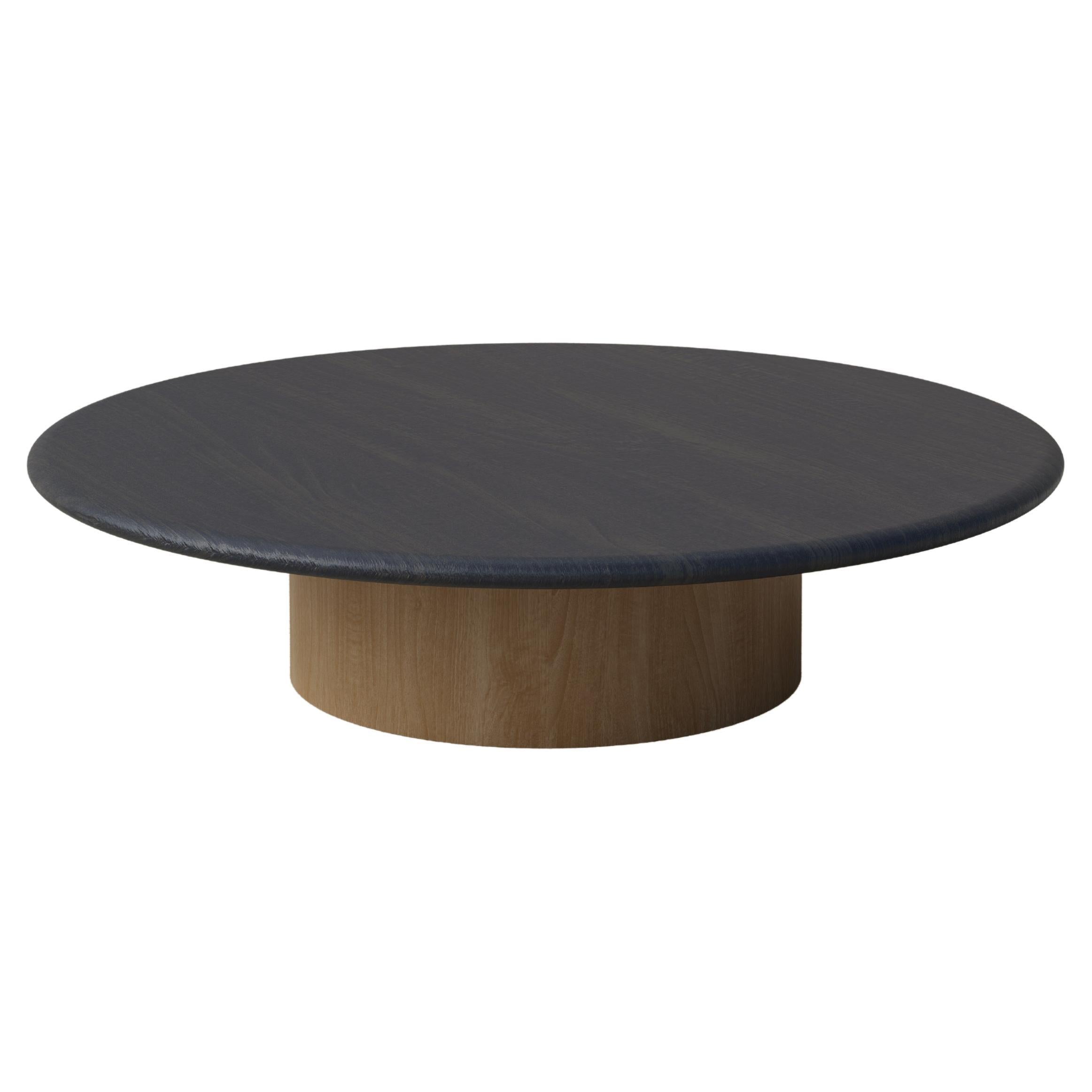 Raindrop Coffee Table, 1000, Black Oak / Oak